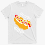 Glizzy Gang Funny Hot Dog T-Shirt - White