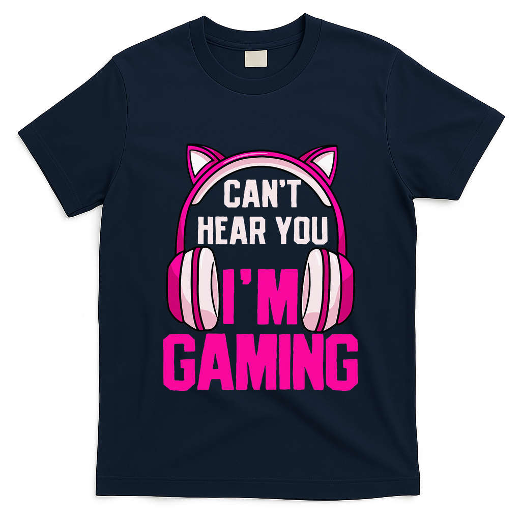Gamer Girl Gaming I CanT Hear You IM Gaming Video Games T-Shirt