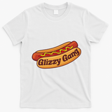 Glizzy Gang Gladiator Gobbler Funny Hot Dog T-Shirt - White