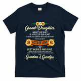Granddaughter Graduation Grandparents From Grandma & Grandpa T-Shirt - Navy