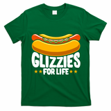 Glizzy Gobbler Glizzies For Life Hot Dog T-Shirt - Irish Green