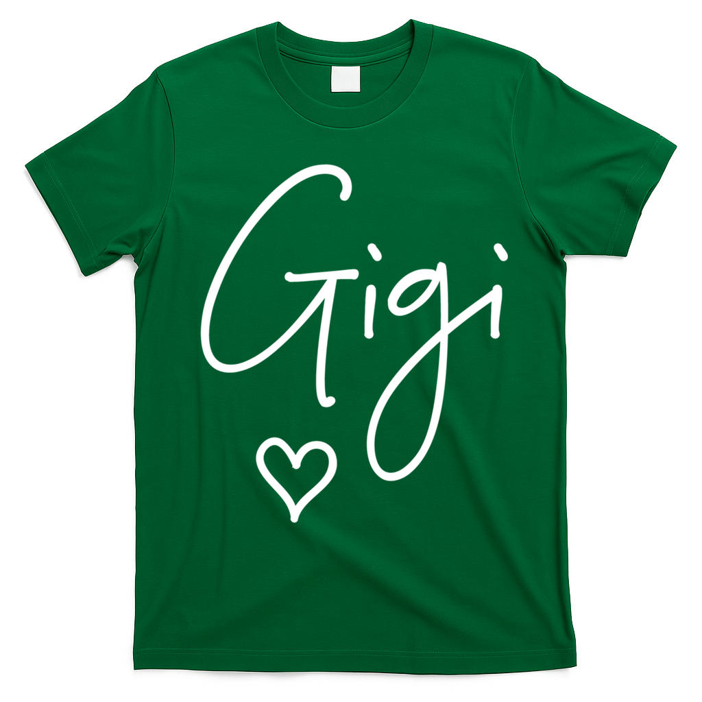Gigi Grandma MotherS Day Birthday Christmas New Gift T-Shirt - Irish Green