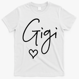 Gigi Grandma MotherS Day Birthday Christmas New Gift T-Shirt - White