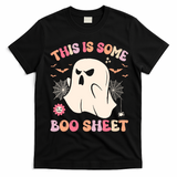 Groovy Halloween Boo Ghost Costume This Is Some Boo Sheet T-Shirt - Black