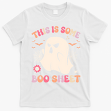 Groovy Halloween Boo Ghost Costume This Is Some Boo Sheet T-Shirt - White