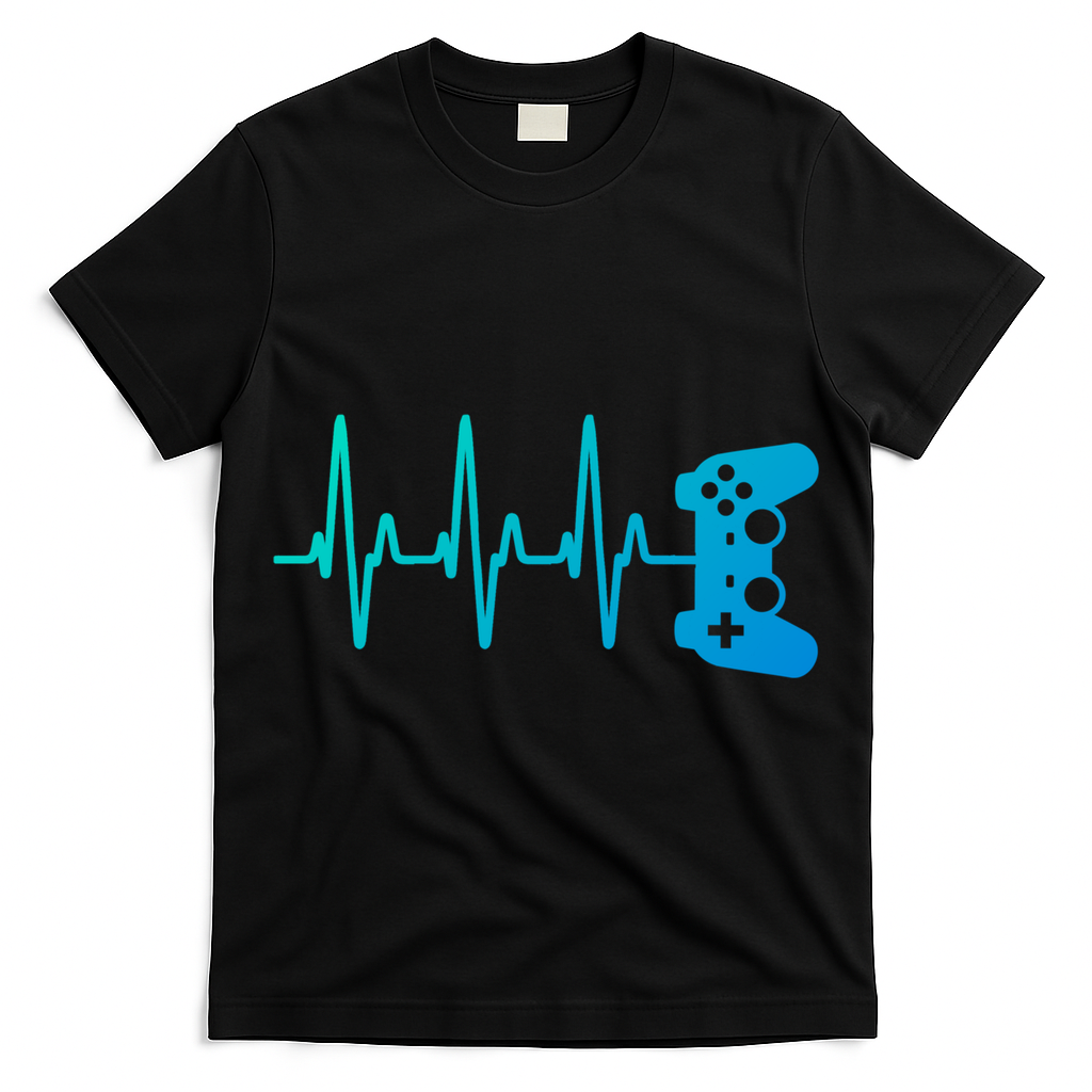 Gamer Heartbeat For Gaming Gift T-Shirt