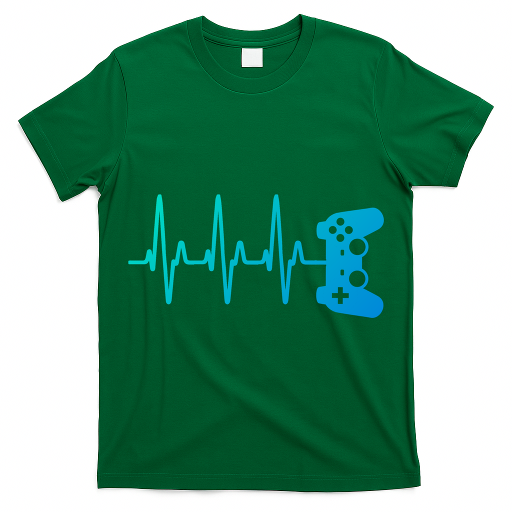 Gamer Heartbeat For Gaming Gift T-Shirt