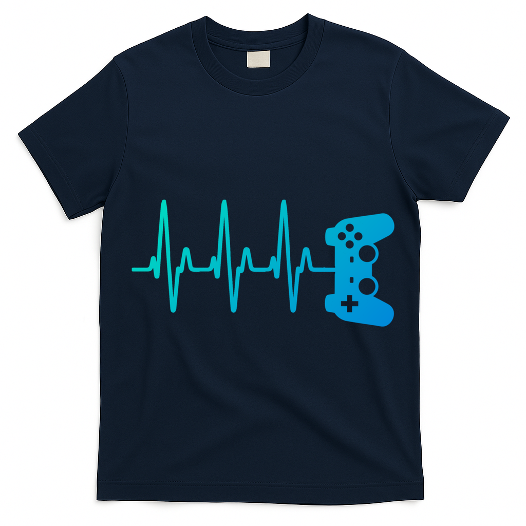 Gamer Heartbeat For Gaming Gift T-Shirt