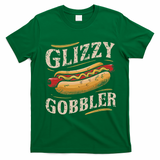 Glizzy Hot Funny Dog Gobbler Champion T-Shirt - Irish Green