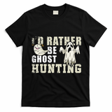 Ghost Hunter Gift Boo Spooky Halloween T-Shirt - Black