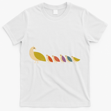 Get Happy Partridge Bird Family T-Shirt - White