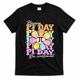 Groovy Happy Pi Day 3.14 Math Teacher Daisy Flower T-Shirt