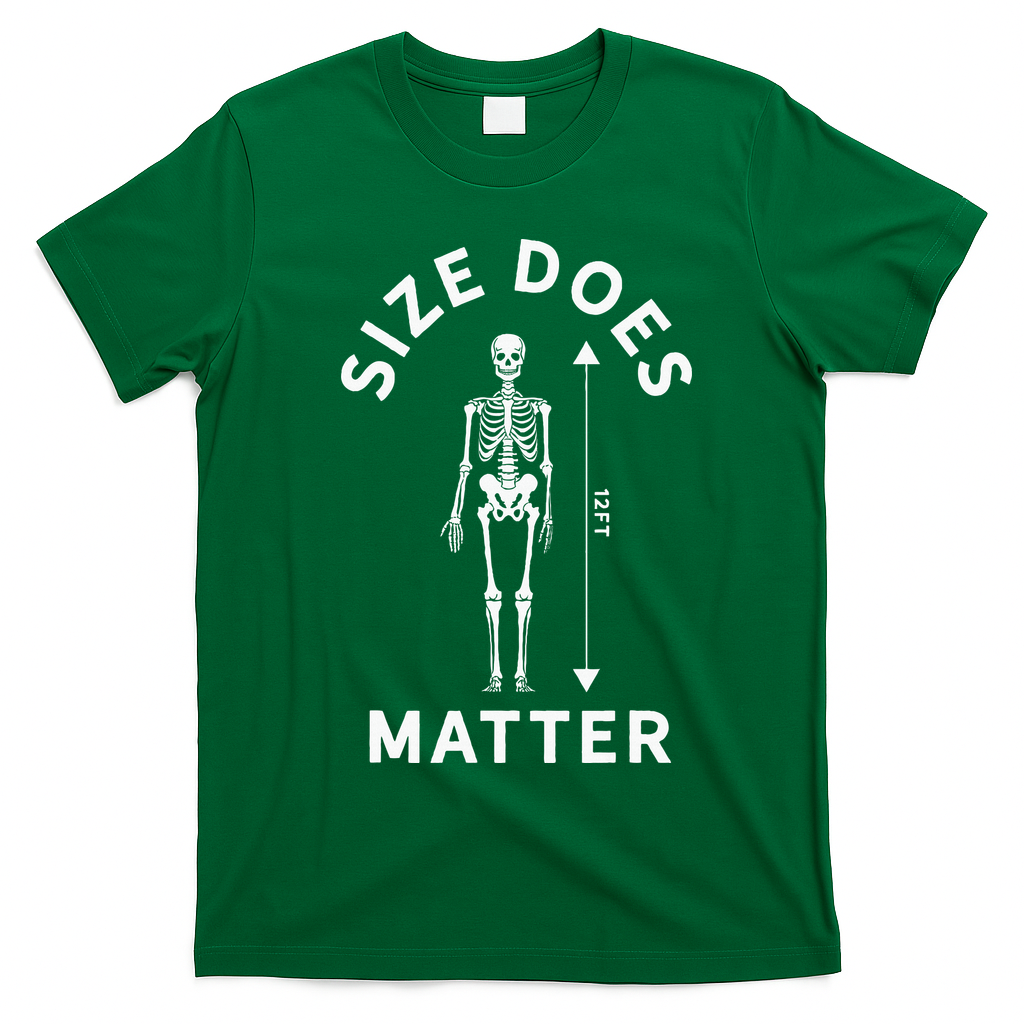Giant Halloween Skeleton Decoration 12 Feet T-Shirt - Irish Green