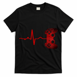 Gamer Heartbeat Video Games Gaming Teens T-Shirt