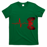 Gamer Heartbeat Video Games Gaming Teens T-Shirt