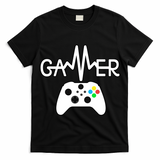 Gamer Heartbeat Xbox White T-Shirt