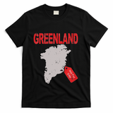 Greenland Is Not For Sale Funny Anti Trump T-Shirt - Black