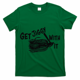 Get Jiggy With It Funny Bass Fishing Lure T-Shirt
