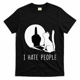 Grumpy Kitten Cats I Dont Like People Cat T-Shirt