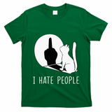 Grumpy Kitten Cats I Dont Like People Cat T-Shirt