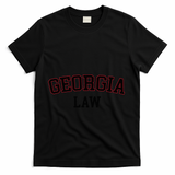 Georgia Law Georgia Bar Graduate Gift Lawyer College T-Shirt - Black