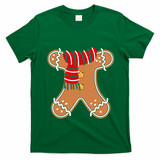 Gingerbread Man Adult Cookie Costume T-Shirt - Irish Green