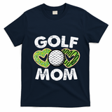 Golf Mom Cool Golfing Sports Lover Golfer Mama Mother Meaningful Gift T-Shirt - Navy Blue