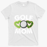 Golf Mom Cool Golfing Sports Lover Golfer Mama Mother Meaningful Gift T-Shirt - White