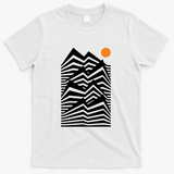 geometric mountain - White