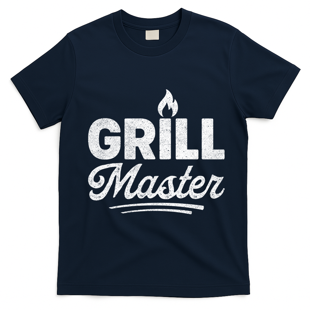 Grill Master T-Shirt - Navy Blue