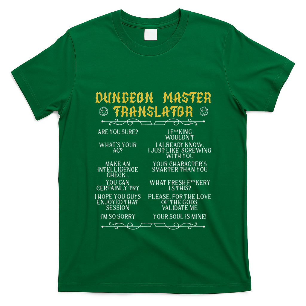 Gaming MasterBoard GameRole Playing GamePlayerDungeon T-Shirt