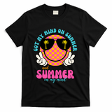 Got My Mind On Summer And Summer On My Mind Peace Smile T-Shirt - Black