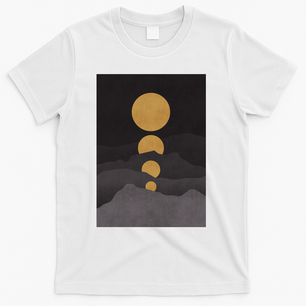 Golden moon - White
