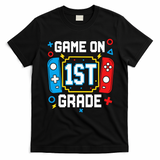 Game On 1st Grade Gamer Back To School Funny Gaming T-Shirt - Black