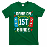 Game On 1st Grade Gamer Back To School Funny Gaming T-Shirt - Irish Green