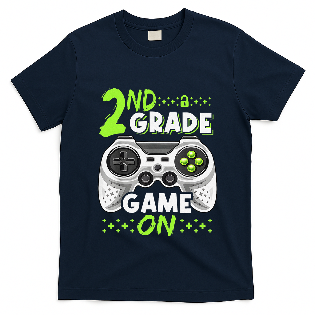 Game On 2nd Grade Back To School Funny Gamer T-Shirt