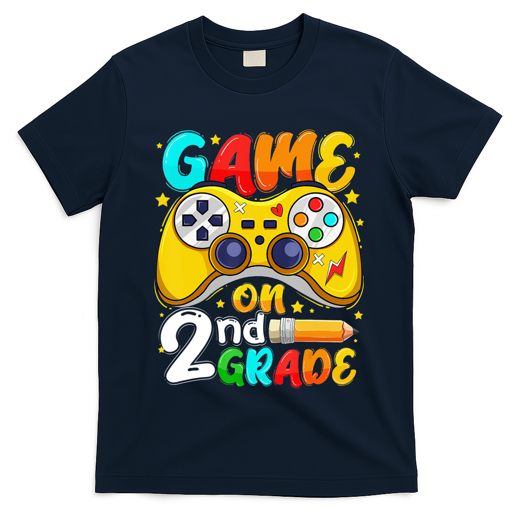 Game On 2nd Grade Back To School Gamer T-Shirt