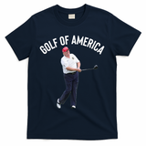 Golf Of America Donald Trump Pun T-Shirt - Navy