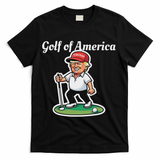 Golf Of America Funny Trump Humor Golfing T-Shirt - Black