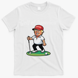 Golf Of America Funny Trump Humor Golfing T-Shirt - White