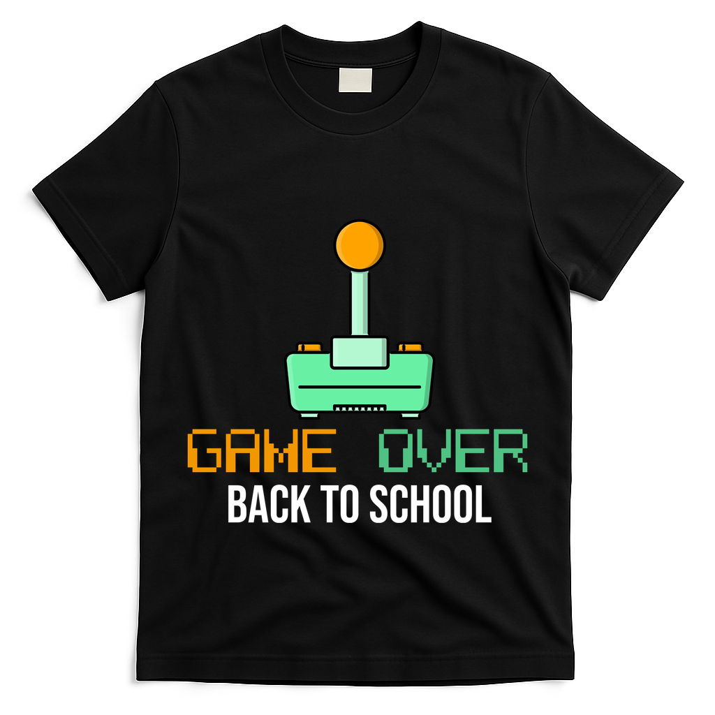 Game Over Back To School Gaming T-Shirt