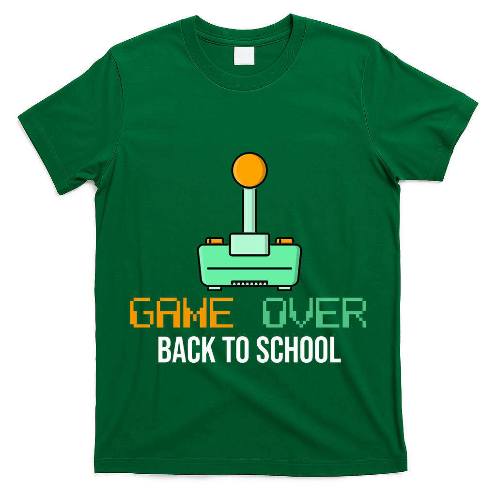 Game Over Back To School Gaming T-Shirt