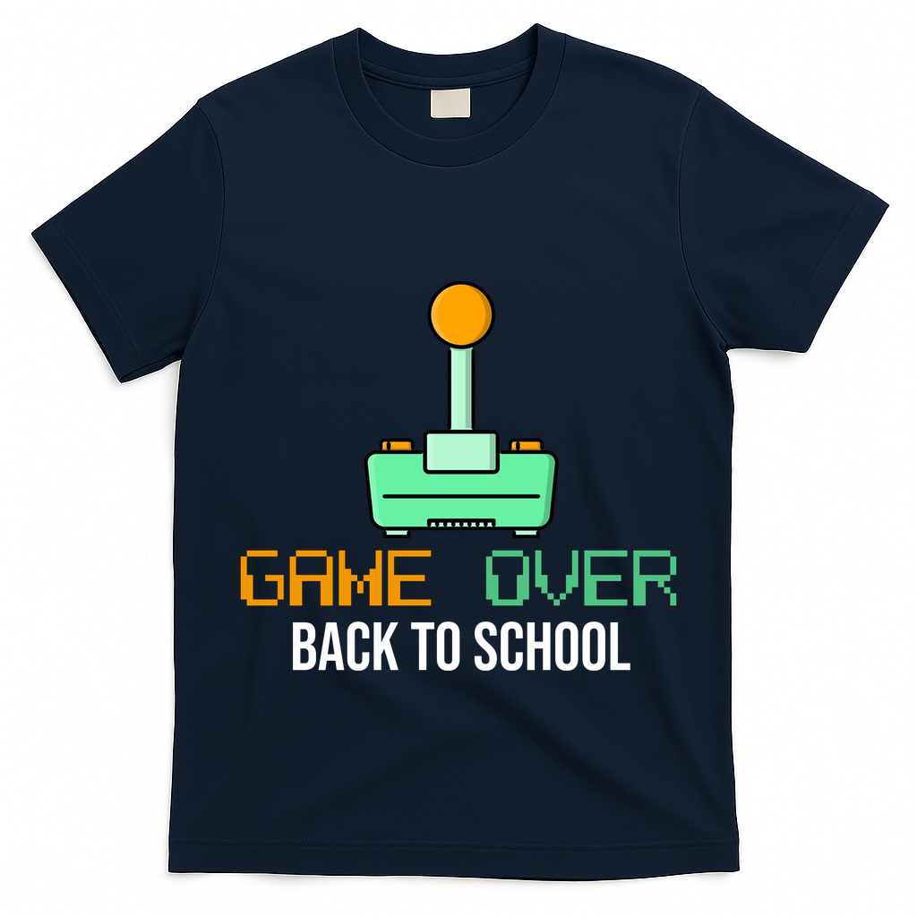 Game Over Back To School Gaming T-Shirt
