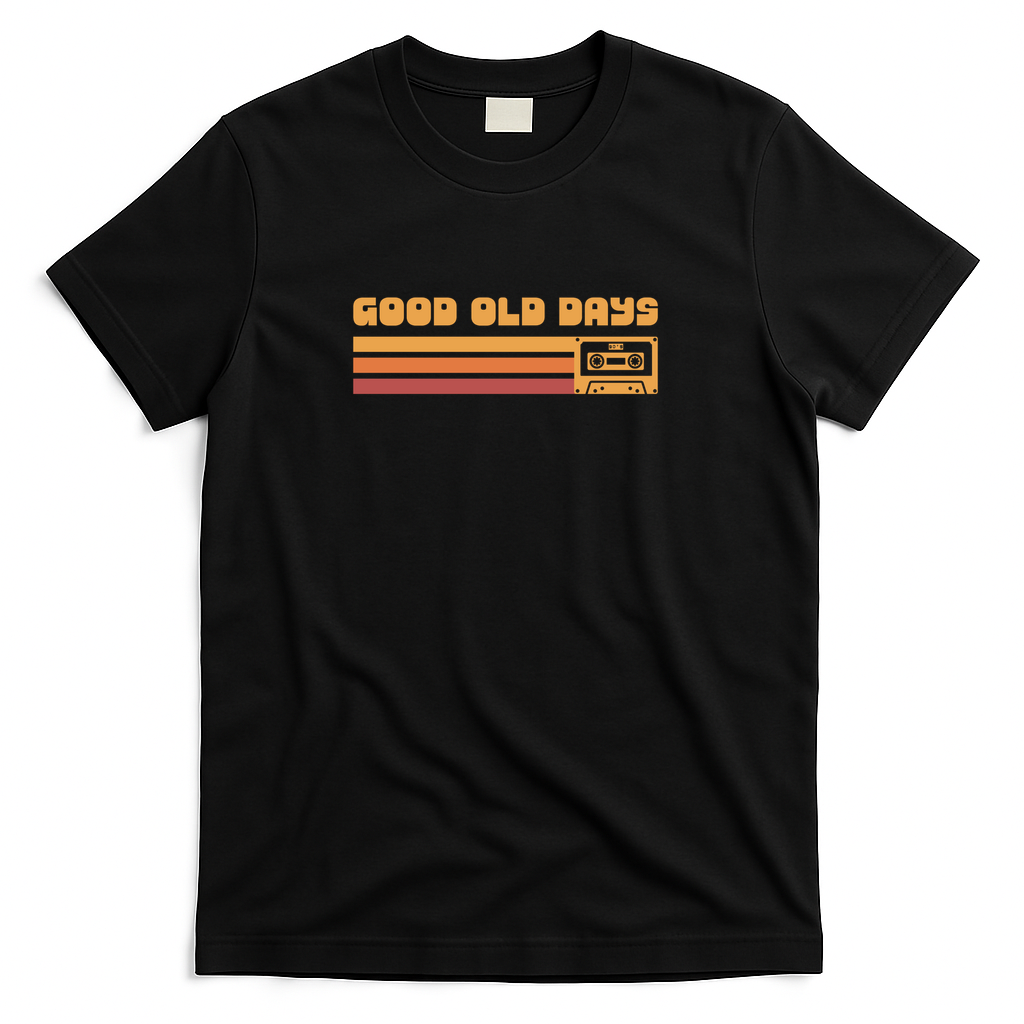 Good Old Days Retro Vintage - Black