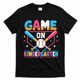 Game On Kindergarten Baseball Students Teachers T-Shirt - Black