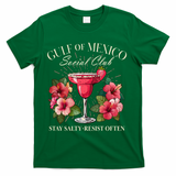 Gulf Of Mexico Social Club Stay Salty Resist Often T-Shirt - Green