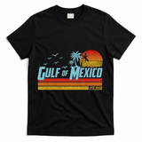 Gulf Of Mexico Est 1550 Retro Vintage Beach T-Shirt - Black