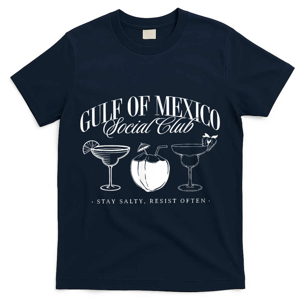 Gulf Of Mexico Social Club T-Shirt - Navy