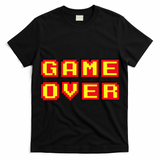 Game Over Vintage Retro Video Games Gaming Gift Arcade T-Shirt