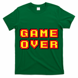 Game Over Vintage Retro Video Games Gaming Gift Arcade T-Shirt